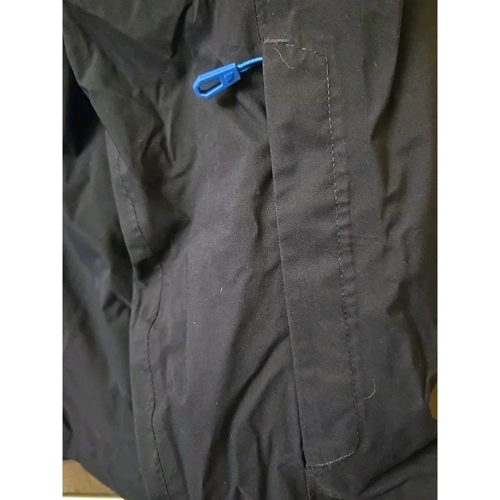THE NORTH FACE Blue Black Hooded Jacket RN 61661 CA 30516 Zip Men Size Medium‎
